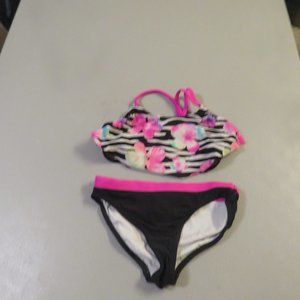 Multi Color 2 Pcs OP Bikini Swimsuit Size 6/6X